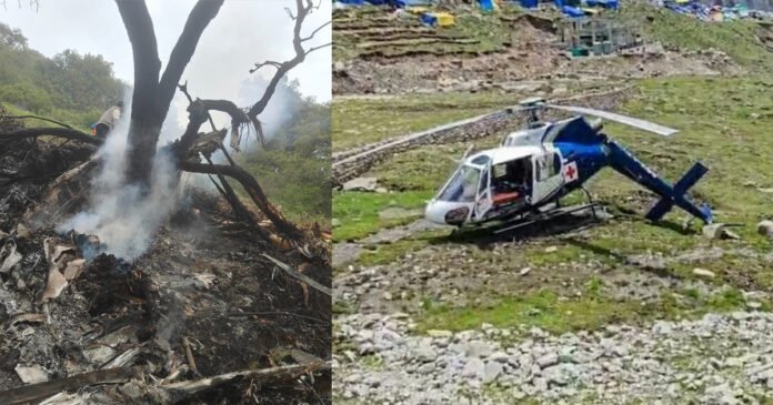 helicopter crash kedarnath