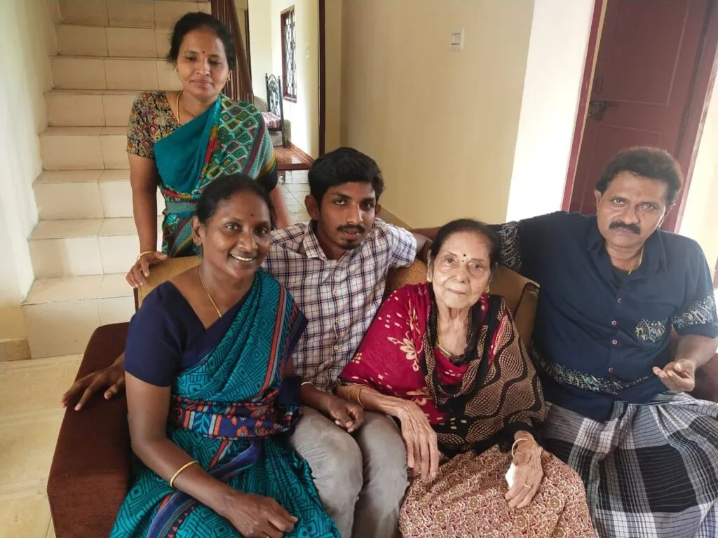 Vinod Raj With Family